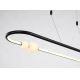 Lámpara araña LED regulable con cable JUNIPER LED/47,5W/230V negro + CR