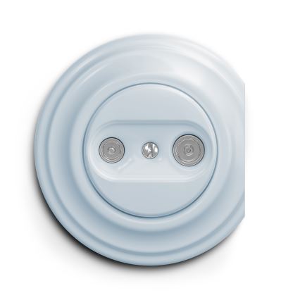 Kliklap - Enchufe de suscriptor vintage TV+R (continua) azul
