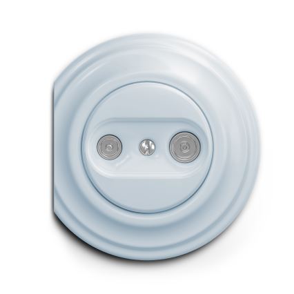Kliklap - Enchufe de suscriptor vintage TV+R (continua) azul