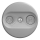 Kliklap - Enchufe de suscriptor vintage TV+R (continua) gris