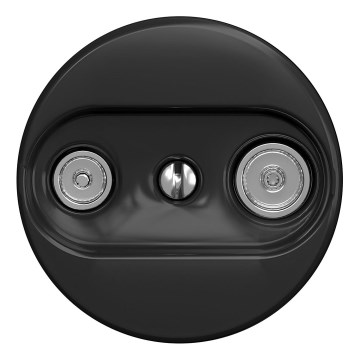 Kliklap - Enchufe de suscriptor vintage TV+R (continua) negro