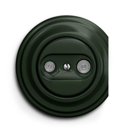 Kliklap - Enchufe de suscriptor vintage TV+R (continua) verde