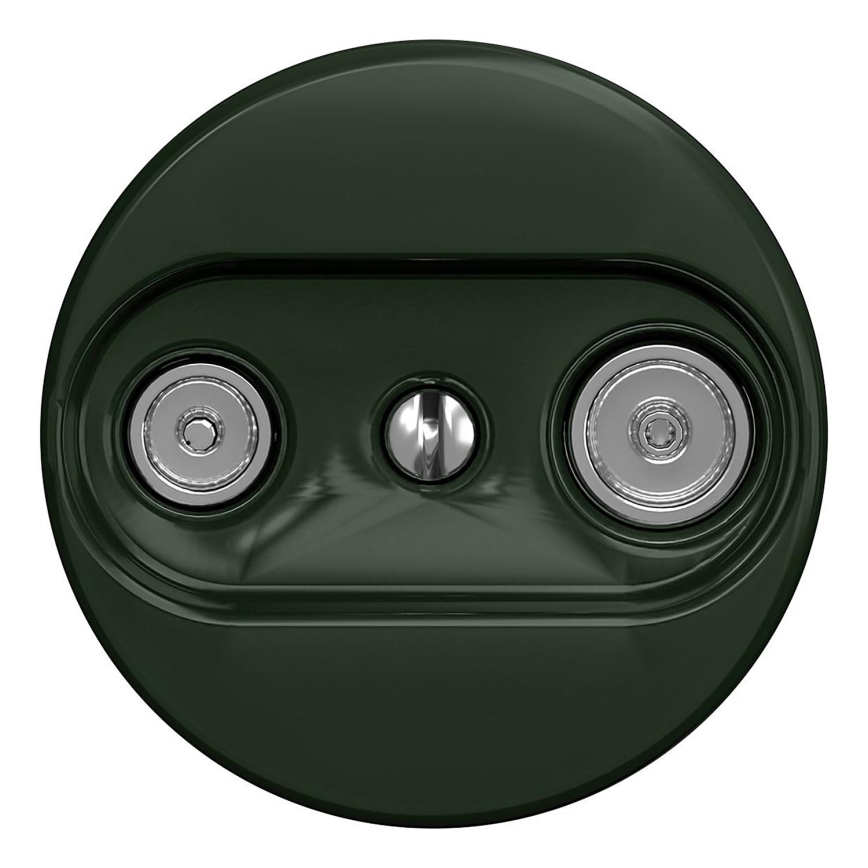 Kliklap - Enchufe de suscriptor vintage TV+R (terminal) verde