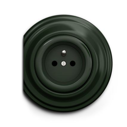 Kliklap - Enchufe vintage 230V verde