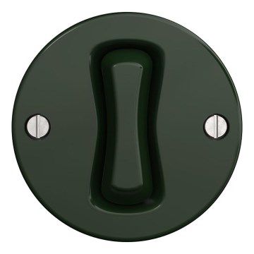 Kliklap - Interruptor cruzado vintage n° 7 verde