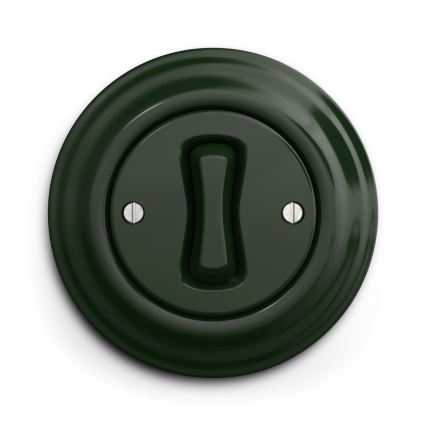 Kliklap - Interruptor cruzado vintage n° 7 verde