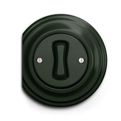Kliklap - Interruptor cruzado vintage n° 7 verde