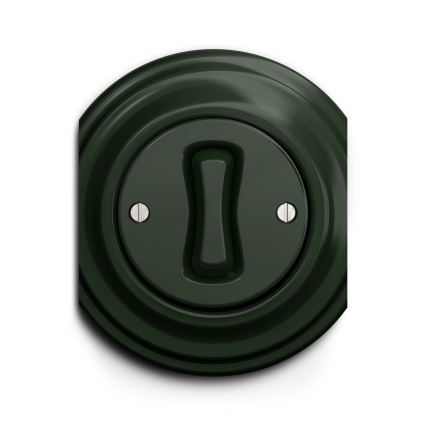 Kliklap - Interruptor cruzado vintage n° 7 verde