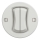 Kliklap - Interruptor de escalera doble vintage n° 6+6 blanco
