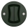 Kliklap - Interruptor de escalera doble vintage n° 6+6 Verde