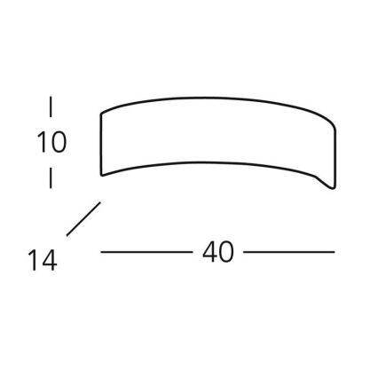 Kolarz 0291.61 - Aplique ARCO 1xG9/48W/230V