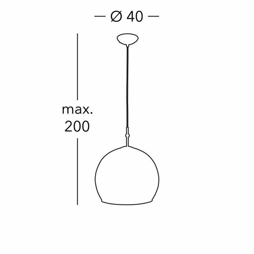 Kolarz 0392.31L.3.Aq.Ch - Lámpara colgante LUNA 1xE27/60W/230V 24K dorado