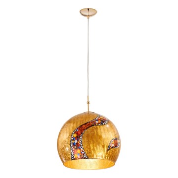 Kolarz 0392.31L.3.Ki.Au - Lámpara colgante LUNA 1xE27/60W/230V 24K dorado