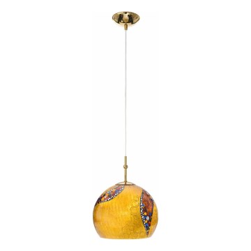 Kolarz 0392.31S.3.Ki.Au - Lámpara colgante LUNA 1xE27/60W/230V 24K dorado