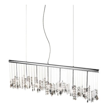 Kolarz 104.87.5 - Lámpara de araña de cristal colgante STRETTA 7xG9/40W/230V cromo brillante