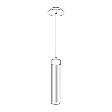 Kolarz 6009.30130 - Lámpara colgante de cable RAGGIO 1xE14/25W/230V oro 24K