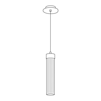 Kolarz 6009.30160 - Lámpara colgante de cable RAGGIO 1xE14/25W/230V cromo mate