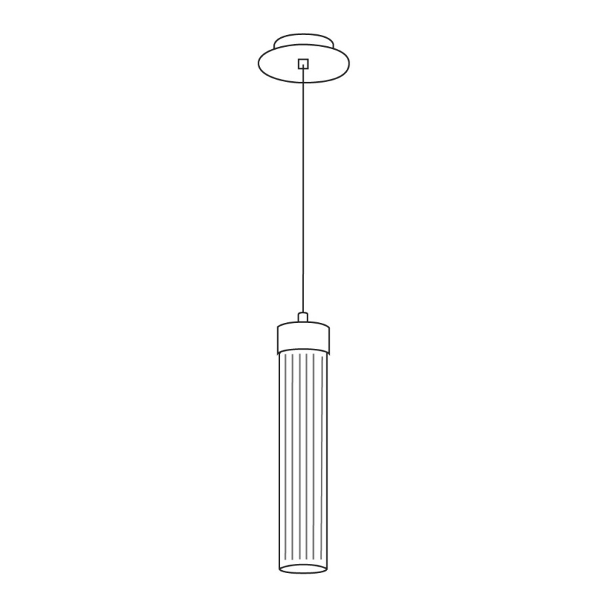 Kolarz 6009.30160 - Lámpara colgante de cable RAGGIO 1xE14/25W/230V cromo mate