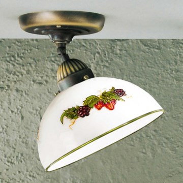 Kolarz 731.10.121 - Lámpara de techo NONNA 1xE27/75W/230V diá. 20 cm uvas/fresas