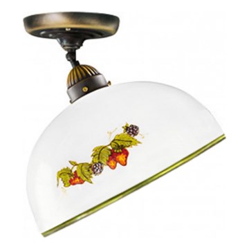 Kolarz 731.10.136 - Lámpara de techo NONNA 1xE27/75W/230V diá. 30 cm uvas/fresas
