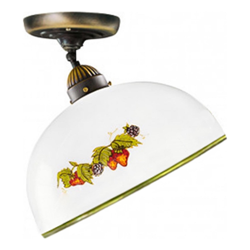 Kolarz 731.10.136 - Lámpara de techo NONNA 1xE27/75W/230V diá. 30 cm uvas/fresas