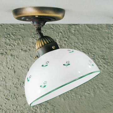 Kolarz 731.10.20 - Lámpara de techo NONNA 1xE27/75W/230V diá. 20 cm Verde