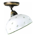Kolarz 731.10.27 - Lámpara de techo NONNA 1xE27/75W/230V diá. 30 cm Verde