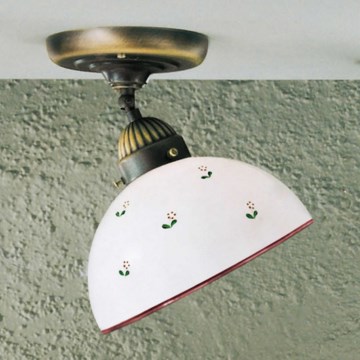 Kolarz 731.10.68 - Lámpara de techo NONNA 1xE27/75W/230V diá. 30 cm rojo