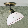 Kolarz 731.10.69 - Lámpara de techo NONNA 1xE27/75W/230V diá. 20 cm rojo
