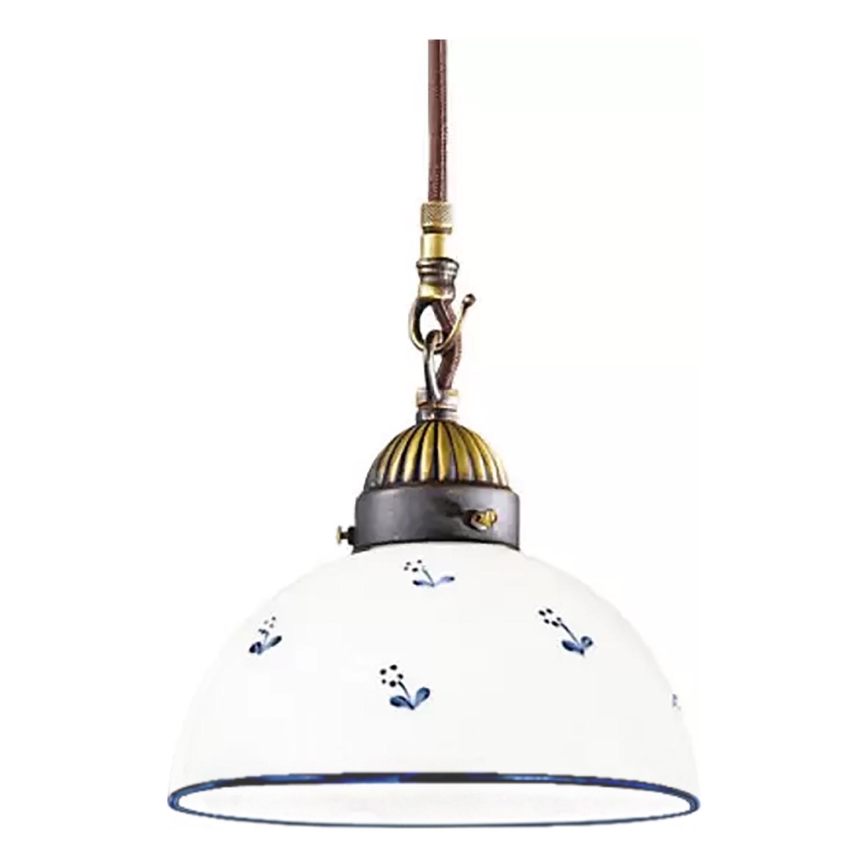 Kolarz 731.30.16 - Lámpara colgante NONNA 1xE27/75W/230V diá. 20 cm azul