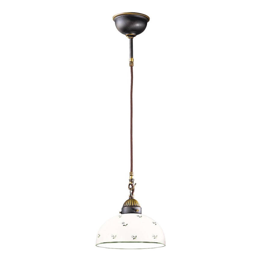 Kolarz 731.30.20 - Lámpara colgante NONNA 1xE27/75W/230V diá. 20 cm Verde