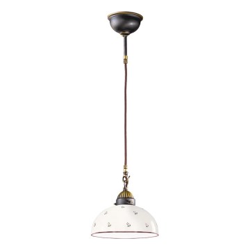 Kolarz 731.30.68 - Lámpara colgante NONNA 1xE27/75W/230V diá. 30 cm rojo