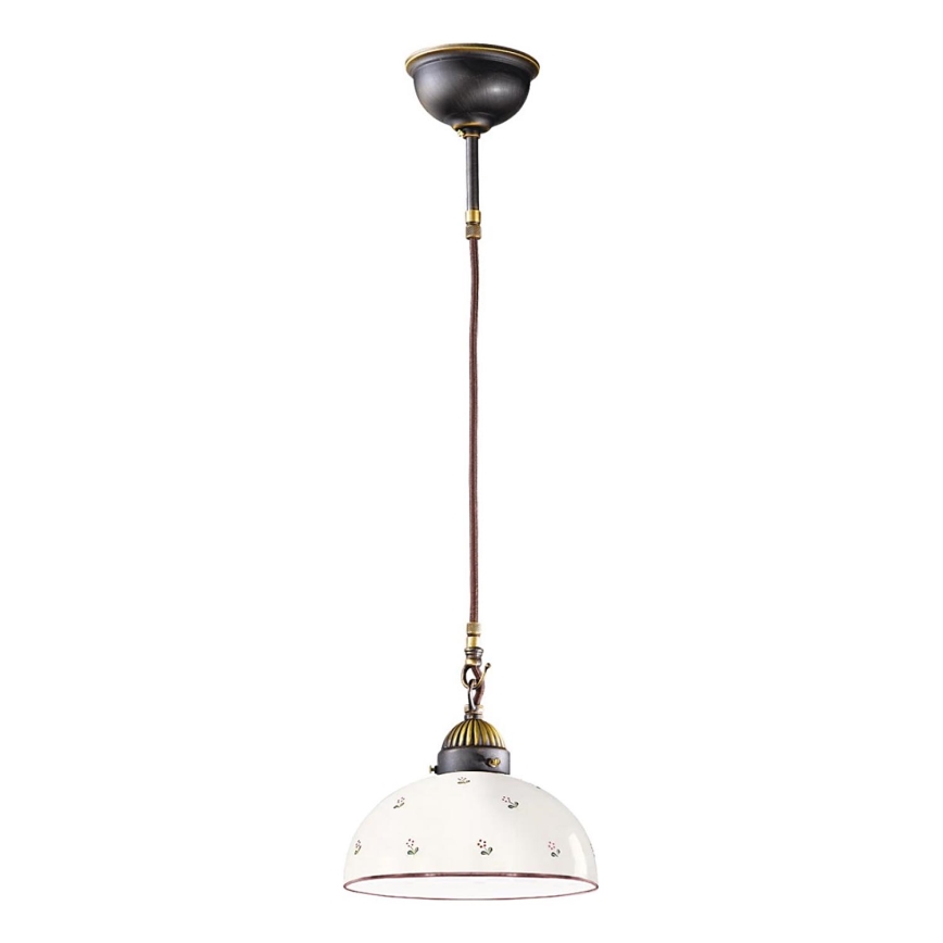 Kolarz 731.30.68 - Lámpara colgante NONNA 1xE27/75W/230V diá. 30 cm rojo