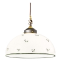 Kolarz 731.32.28 - Lámpara colgante NONNA 1xE27/75W/230V diá. 36 cm Verde