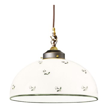 Kolarz 731.32.28 - Lámpara colgante NONNA 1xE27/75W/230V diá. 36 cm Verde