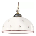 Kolarz 731.32.77 - Lámpara colgante NONNA 1xE27/75W/230V diá. 36 cm rojo