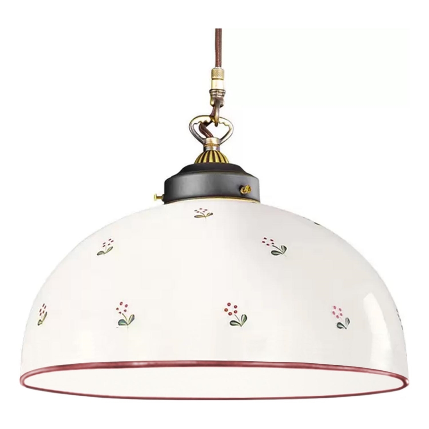 Kolarz 731.32.77 - Lámpara colgante NONNA 1xE27/75W/230V diá. 36 cm rojo