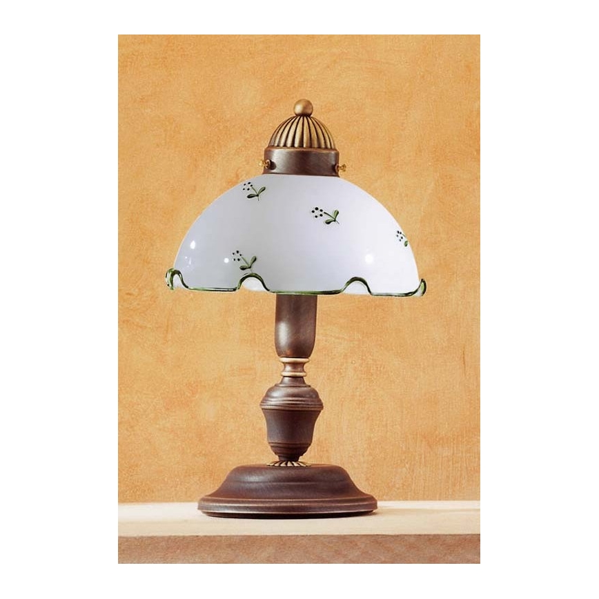 Kolarz 731.73.21 - Lámpara de mesa NONNA 1xE14/60W/230V verde