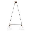 Kolarz 731.82.24 - Lámpara colgante NONNA 2xE27/75W/230V azul