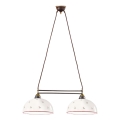 Kolarz 731.82.68 - Lámpara colgante NONNA 2xE27/75W/230V rojo