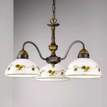 Kolarz 731.83.122 - Lámpara colgante con cadena NONNA 3xE27/75W/230V uvas