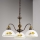 Kolarz 731.83.126 - Lámpara colgante con cadena NONNA 3xE27/75W/230V limones