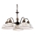Kolarz 731.85.16 - Lámpara colgante con cadena NONNA 5xE27/75W/230V azul