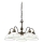 Kolarz 731.85.20 - Lámpara colgante con cadena NONNA 5xE27/75W/230V verde