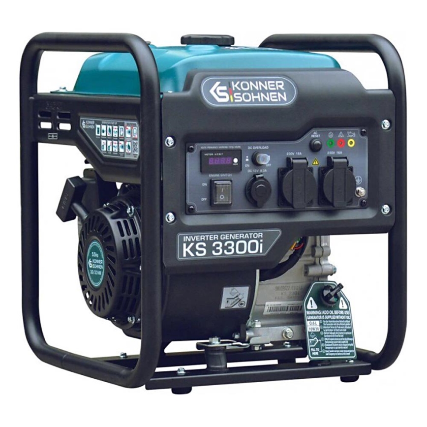Könner & Söhnen 12111 - Generador eléctrico inverter KS 3300i 3300W