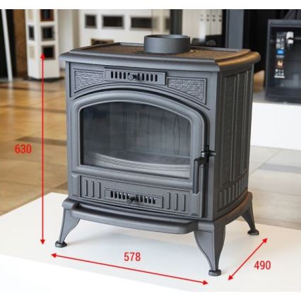 Kratki - Chimenea de hierro fundido 8kW 150mm