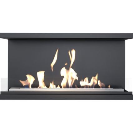Kratki - Chimenea BIO empotrable 50x100 cm 7kW negro