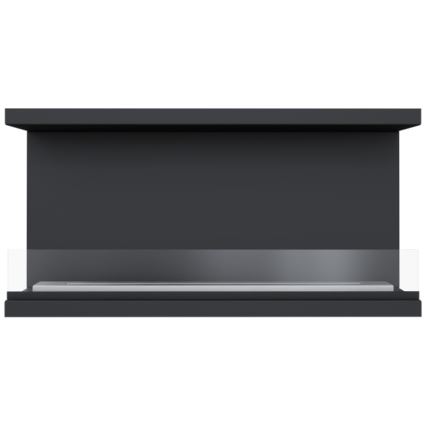 Kratki - Chimenea BIO empotrable 50x100 cm 7kW negro