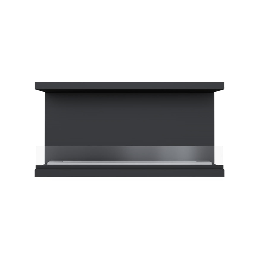 Kratki - Chimenea BIO empotrable 50x100 cm 7kW negro