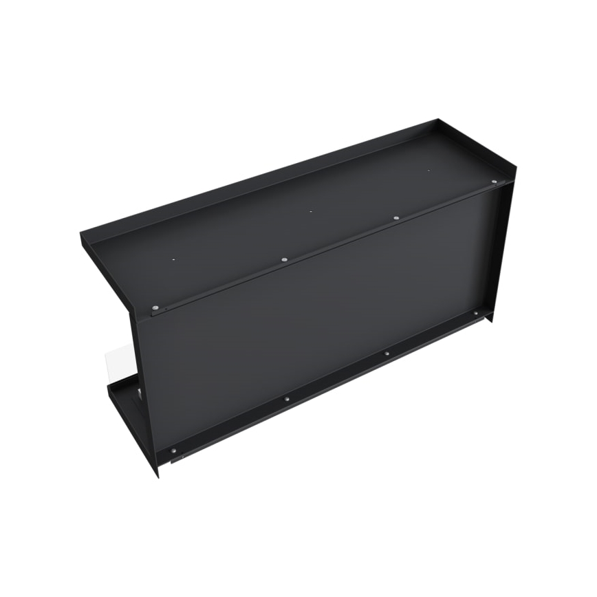 Kratki - Chimenea BIO empotrable 50x100 cm 7kW negro